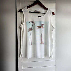 Dantelle  Sleevless Top Summer Vibe Mesh White size L